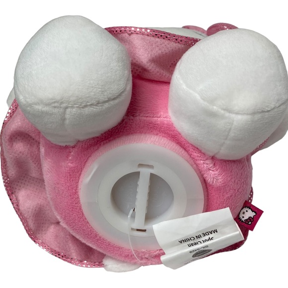 SANRIO Hello Kitty Licensed 8” Plush Coin Piggy Bank With Pink Dress & Pink Bow - Picture 8 of 12